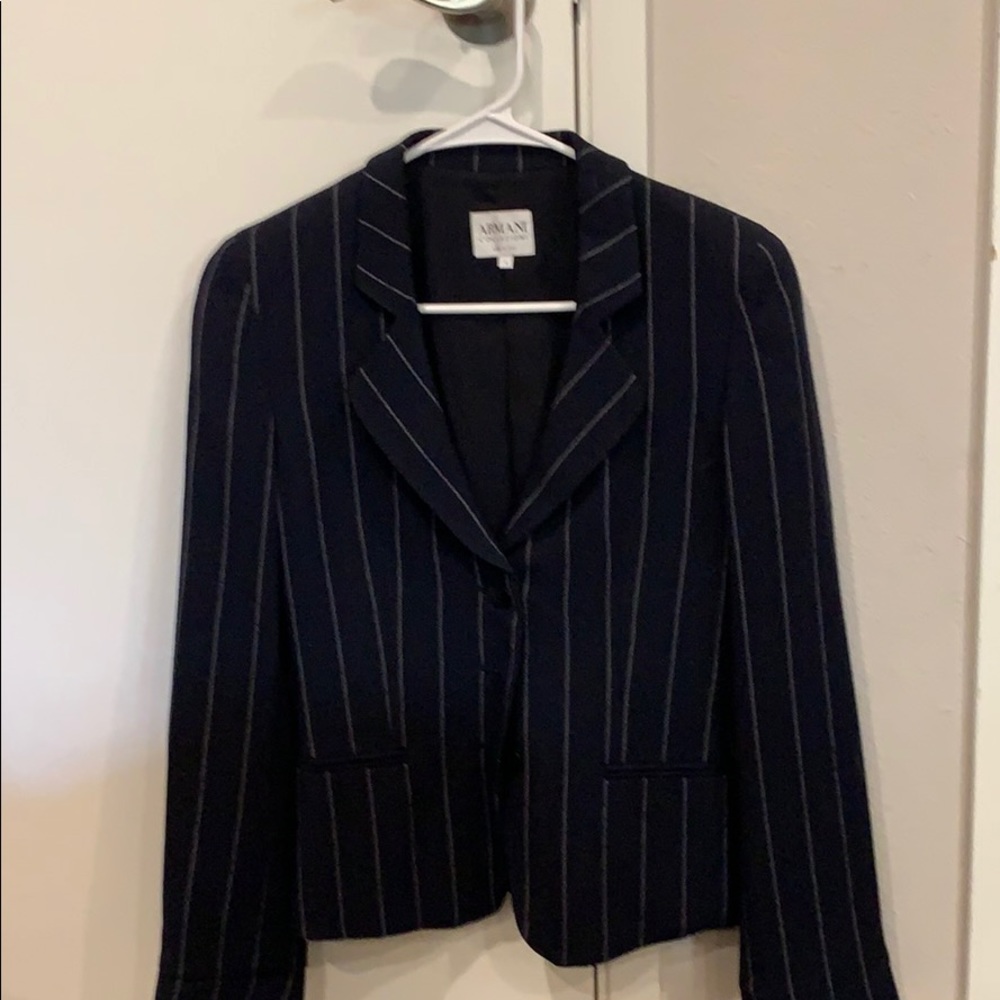 Armani pin stripe jacket